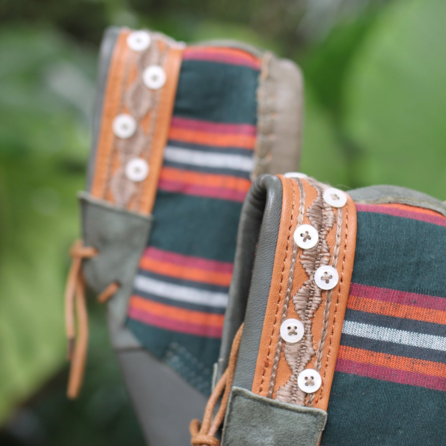Detailed amazigh boot